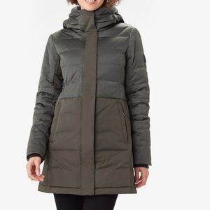 Lole faith down jacket in hunter green size small barely worn